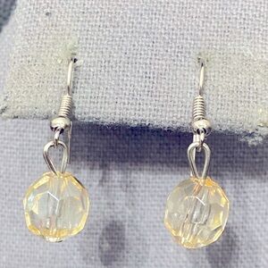 My Style Translucent Beaded dangling pierced earrings